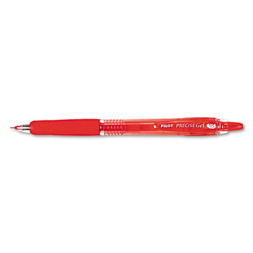 Pilot® Precise Gel Begreen Gel Pen, Retractable, Fine 0.7 Mm, Red Ink, Red Barrel, Dozen freeshipping - TVN Wholesale